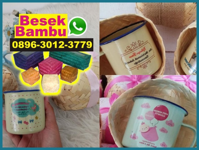 anyaman keranjang dari bambu