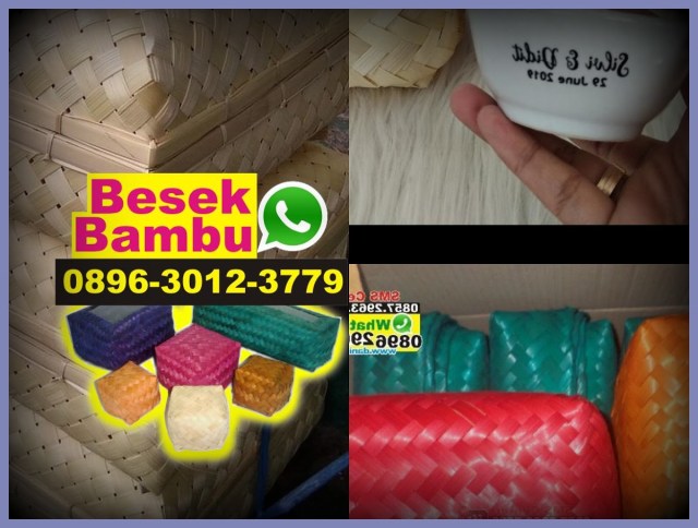 cara membuat keranjang parcel dari bambu