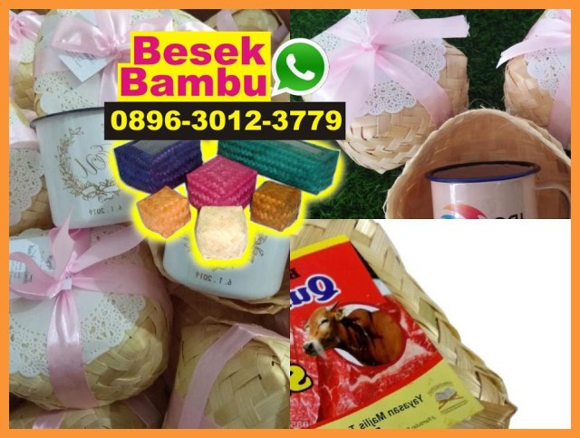 cara membuat besek dari bambu