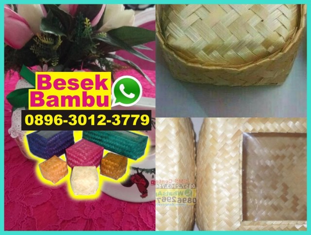 cara membuat kerajinan besek dari bambu