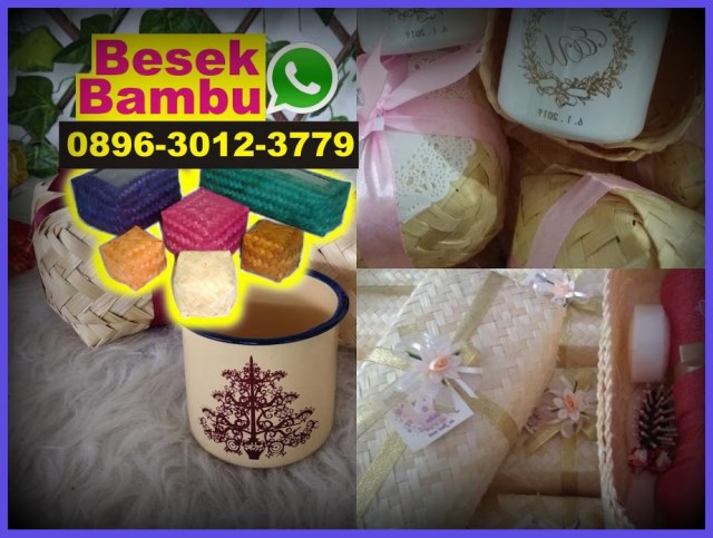 cara membuat besek dari anyaman bambu