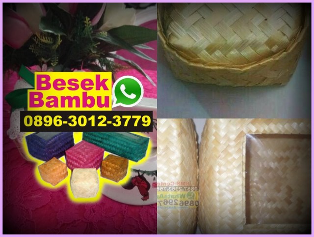 cara membuat kerajinan besek dari bambu