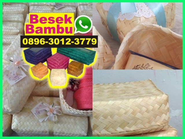 nasi besek bambu