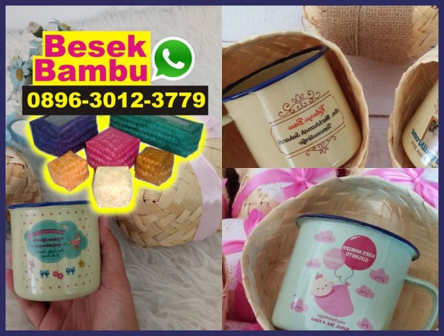anyaman keranjang dari bambu