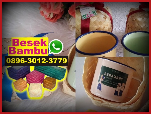 cara membuat anyaman besek dari bambu