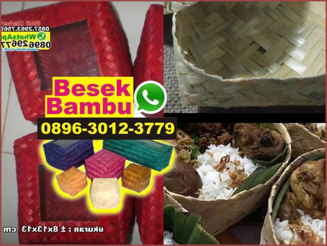 pengrajin besek bambu di bogor