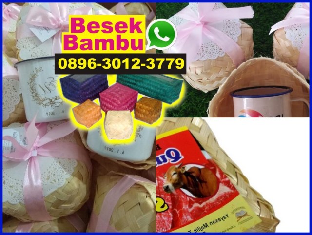 cara membuat besek dari bambu