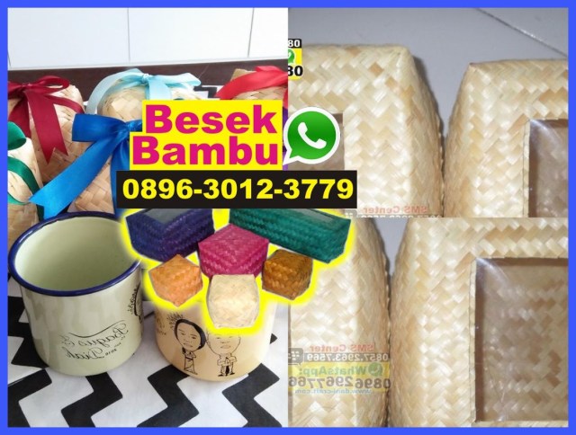 besek dari anyaman bambu