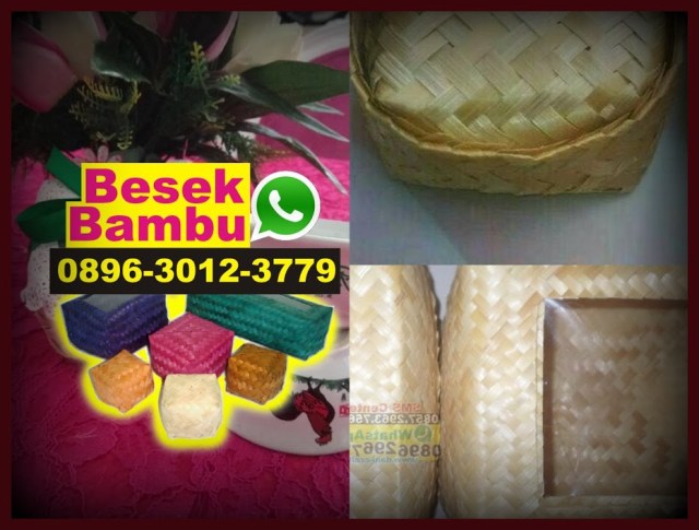 cara membuat kerajinan besek dari bambu