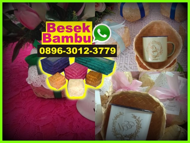 cara membuat besek anyaman bambu