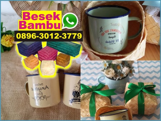 besek bambu makanan