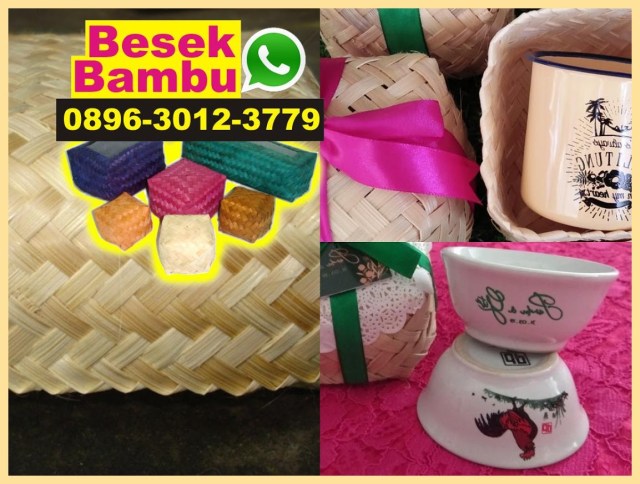 anyaman kotak tisu dari bambu