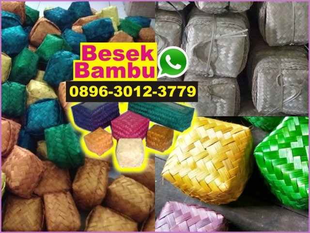 cara buat besek dari bambu