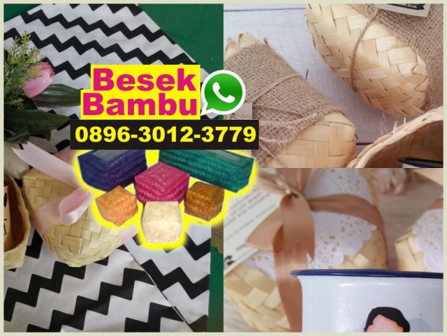 cara membuat anyaman besek bambu