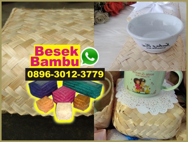 besek anyaman bambu