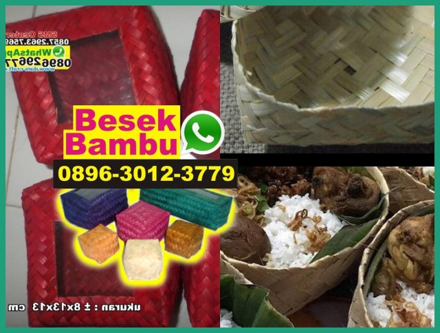 pengrajin besek bambu di bogor