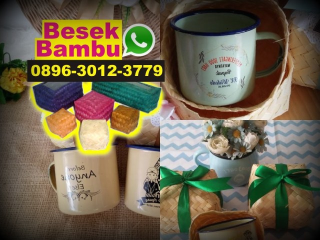 besek bambu makanan
