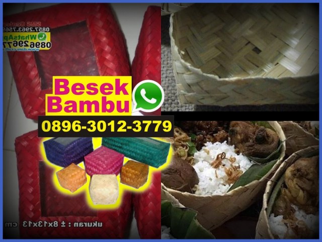 pengrajin besek bambu di bogor