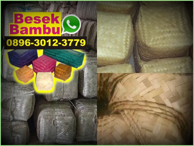 cara menganyam besek dari bambu