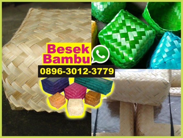 cara membuat besek bambu