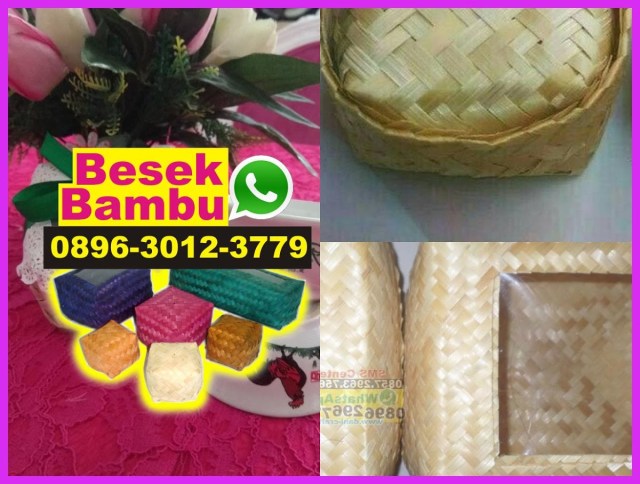 cara membuat kerajinan besek dari bambu