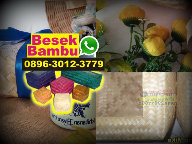 nama kotak makanan yang terbuat dari anyaman bambu