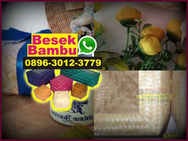 nama kotak makanan yang terbuat dari anyaman bambu
