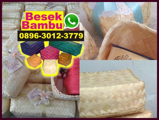 nasi besek bambu