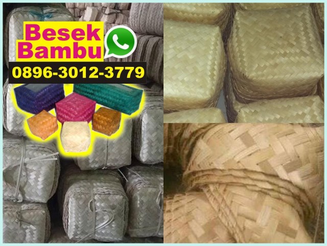 cara menganyam besek dari bambu