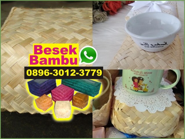 besek anyaman bambu