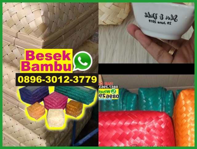 cara membuat keranjang parcel dari bambu
