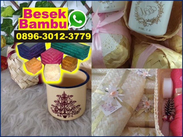 cara membuat besek dari anyaman bambu